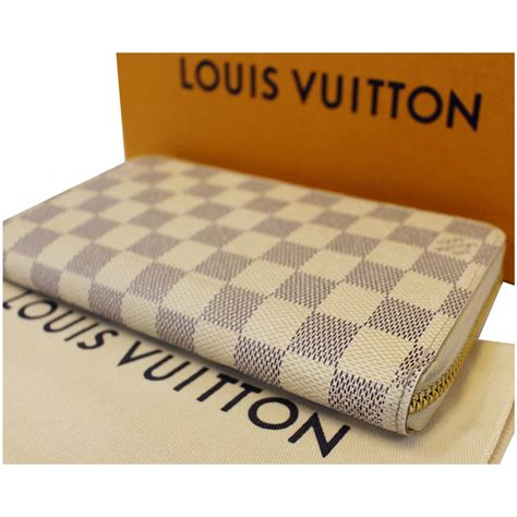 louis vuitton damier azur wallet fake|louis vuitton damier zipper.